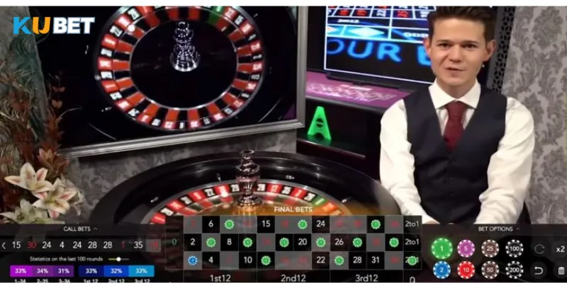 Các hình thức cược trong Live Roulette tại Kubet cần nắm rõ